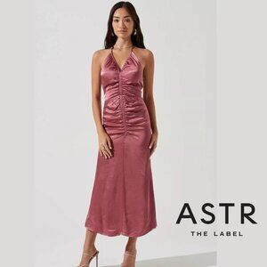 knee length dresses for ladies Astr The Label | Bea Lace Trim Bustier Midi Dress in Black